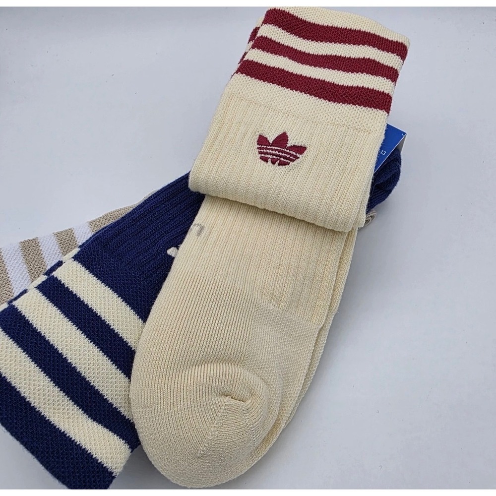 Adidas Crew Socks Unisex L Multicolor Excellence Cushioned Arch Compressio 3 Prs - Picture 6 of 8